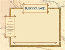 Tablet Screenshot of karimsyah.com